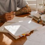 student revising effectively